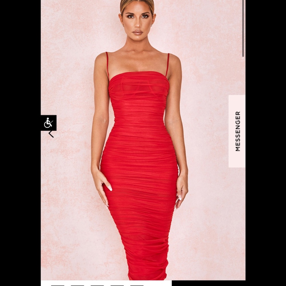 House or cb red dress